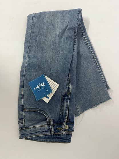 Rubyes Women's Skinny Jeans Straight Leg High Waisted Stretchy Ankle Denim Pants with Patch Pockets