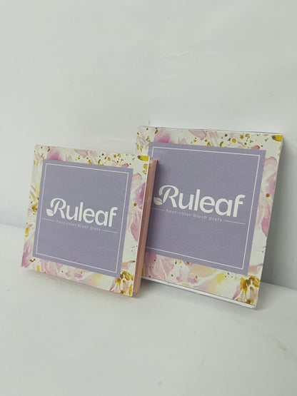 Ruleaf Blusher Cheek Candy Berry | 4 Blendable Shades in Lightweight Smooth Powder | Vegan | Blush