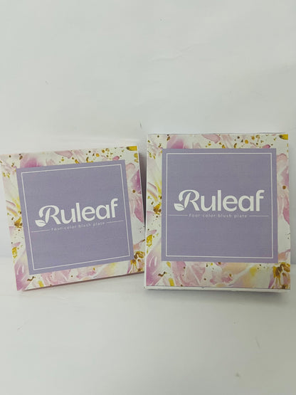 Ruleaf Blusher Cheek Candy Berry | 4 Blendable Shades in Lightweight Smooth Powder | Vegan | Blush