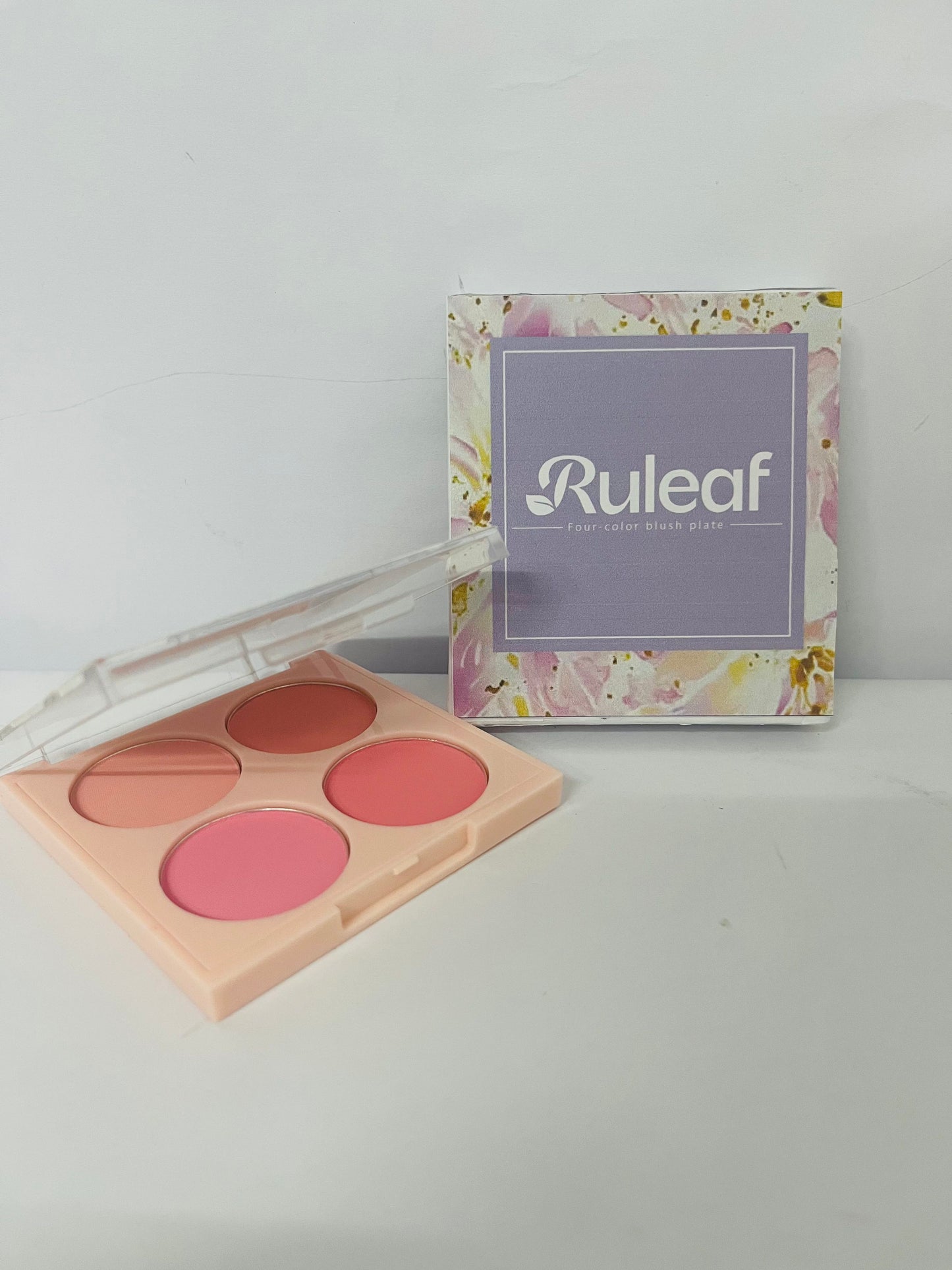 Ruleaf Blusher Cheek Candy Berry | 4 Blendable Shades in Lightweight Smooth Powder | Vegan | Blush