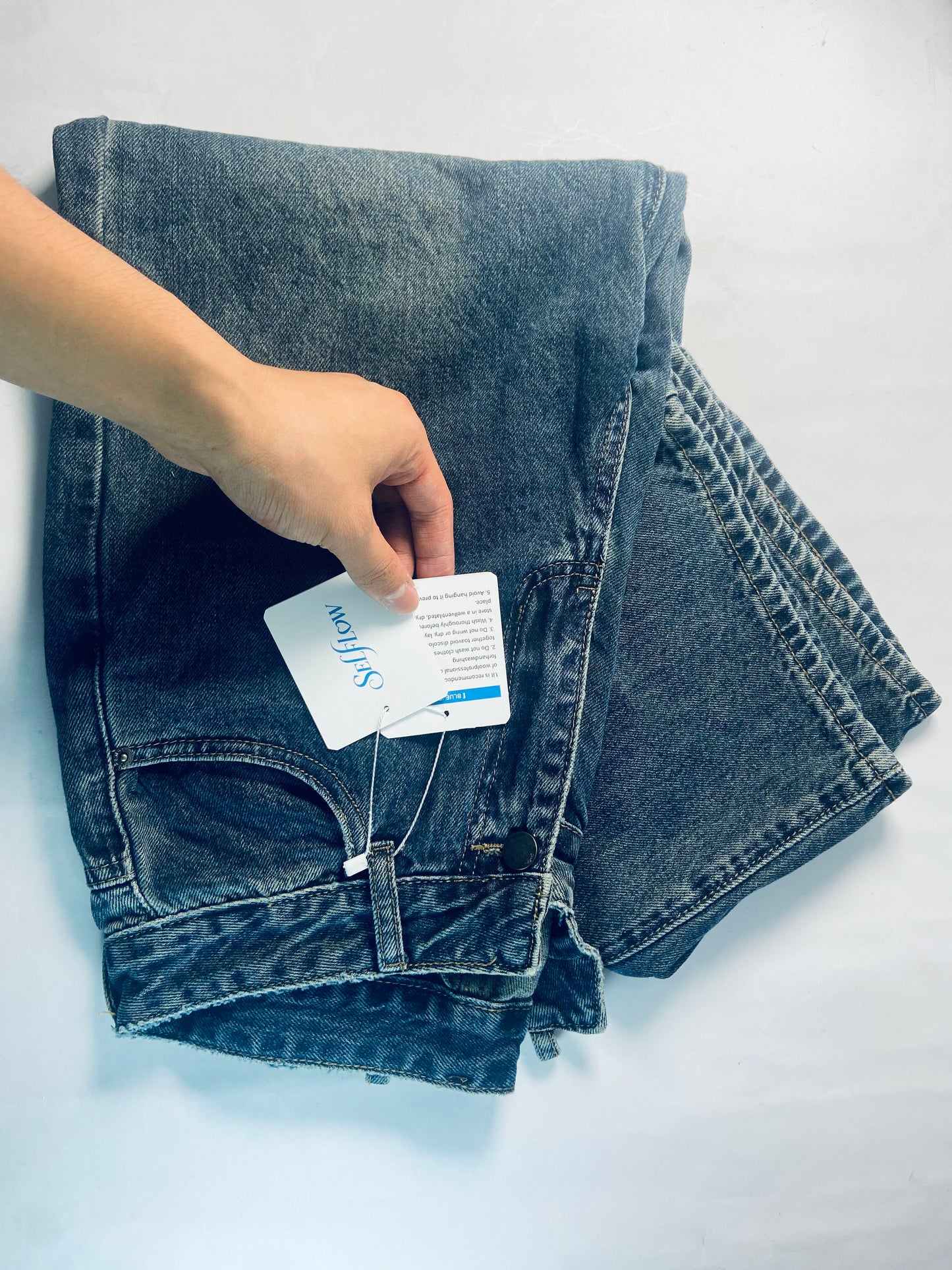SELFLOW Jeans Women's High Rise Relaxed Straight Jeans