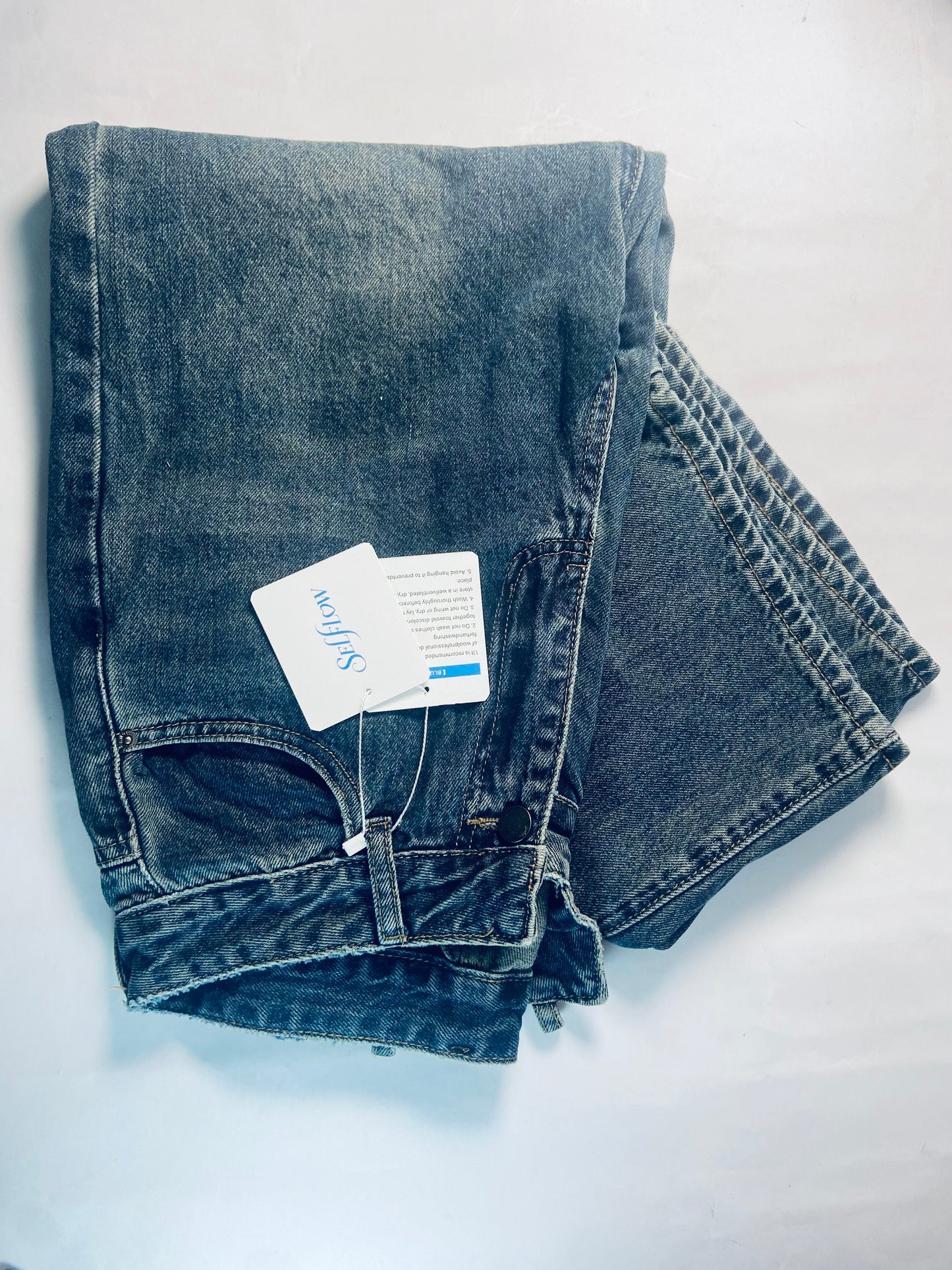 SELFLOW Jeans Women's High Rise Relaxed Straight Jeans