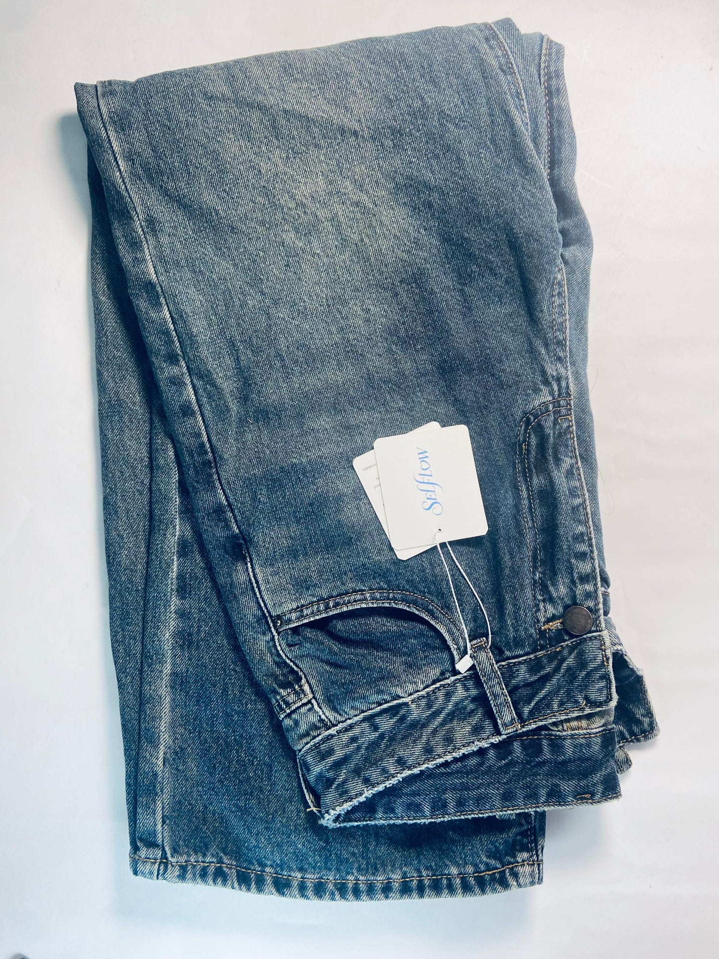SELFLOW Jeans Women's High Rise Relaxed Straight Jeans