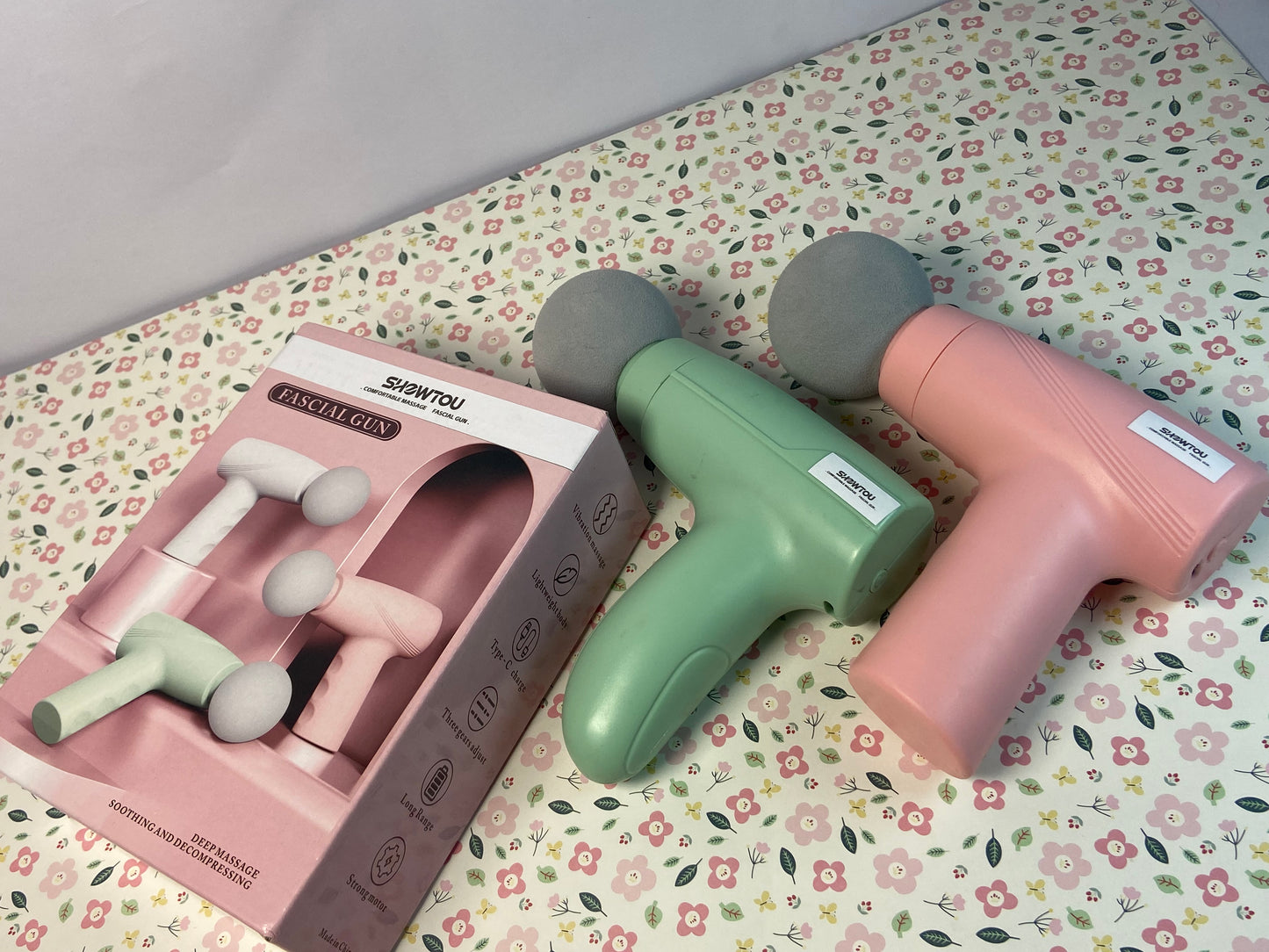 SHOWTOU Massage apparatus Mini Massage Gun, Portable Deep Tissue Muscle Massager，Full-Metal Travel Massage Gun with