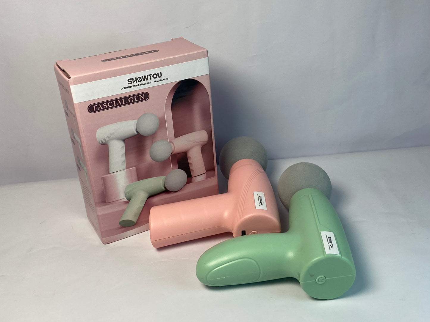 SHOWTOU Massage apparatus Mini Massage Gun, Portable Deep Tissue Muscle Massager，Full-Metal Travel Massage Gun with