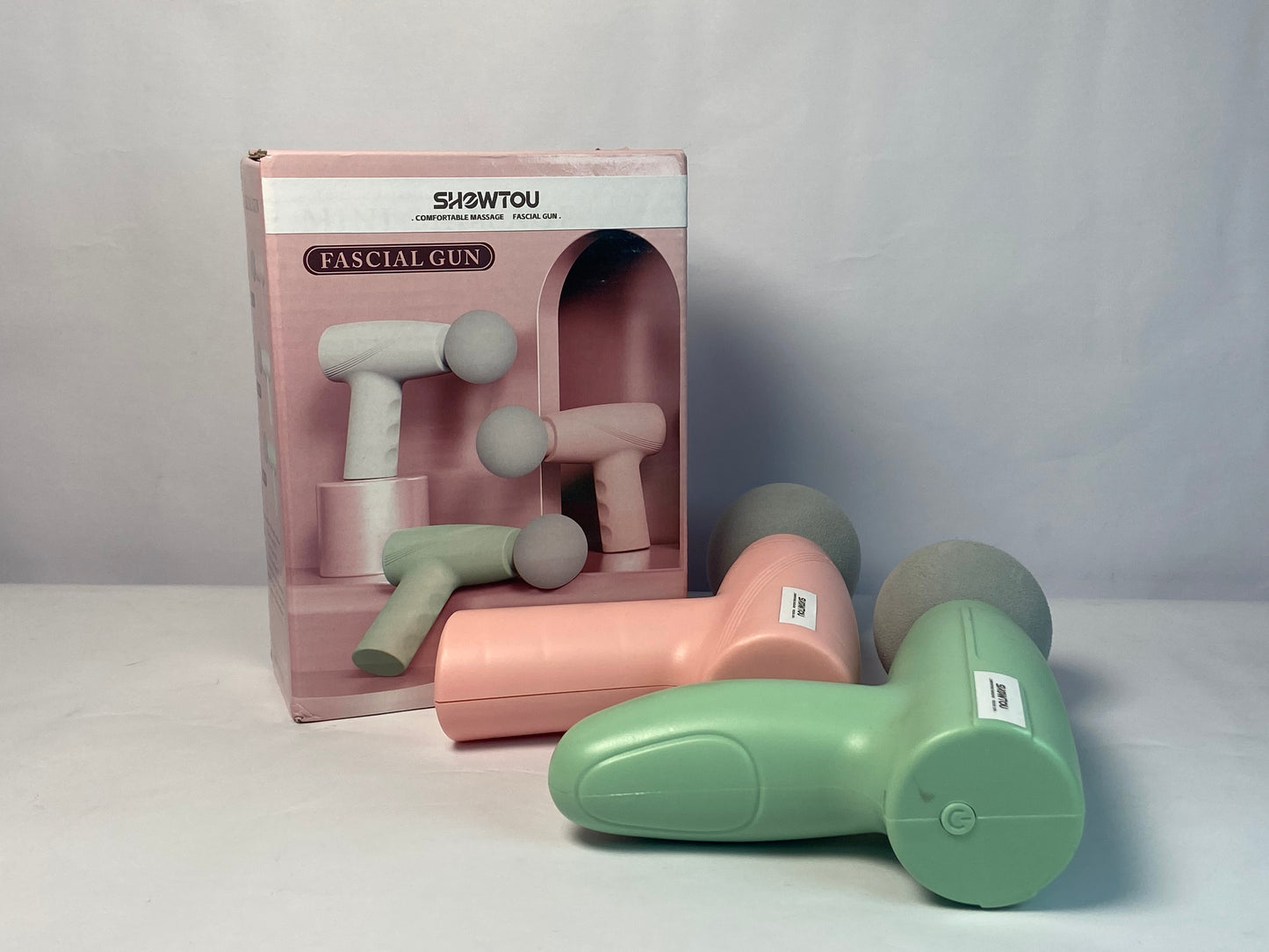 SHOWTOU Massage apparatus Mini Massage Gun, Portable Deep Tissue Muscle Massager，Full-Metal Travel Massage Gun with