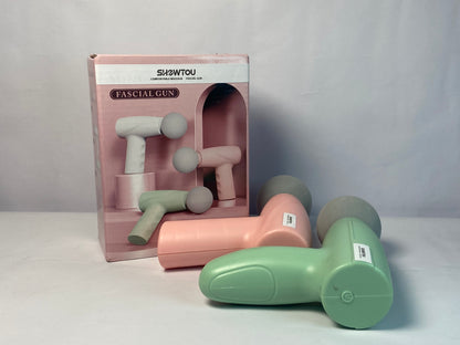 SHOWTOU Massage apparatus Mini Massage Gun, Portable Deep Tissue Muscle Massager，Full-Metal Travel Massage Gun with
