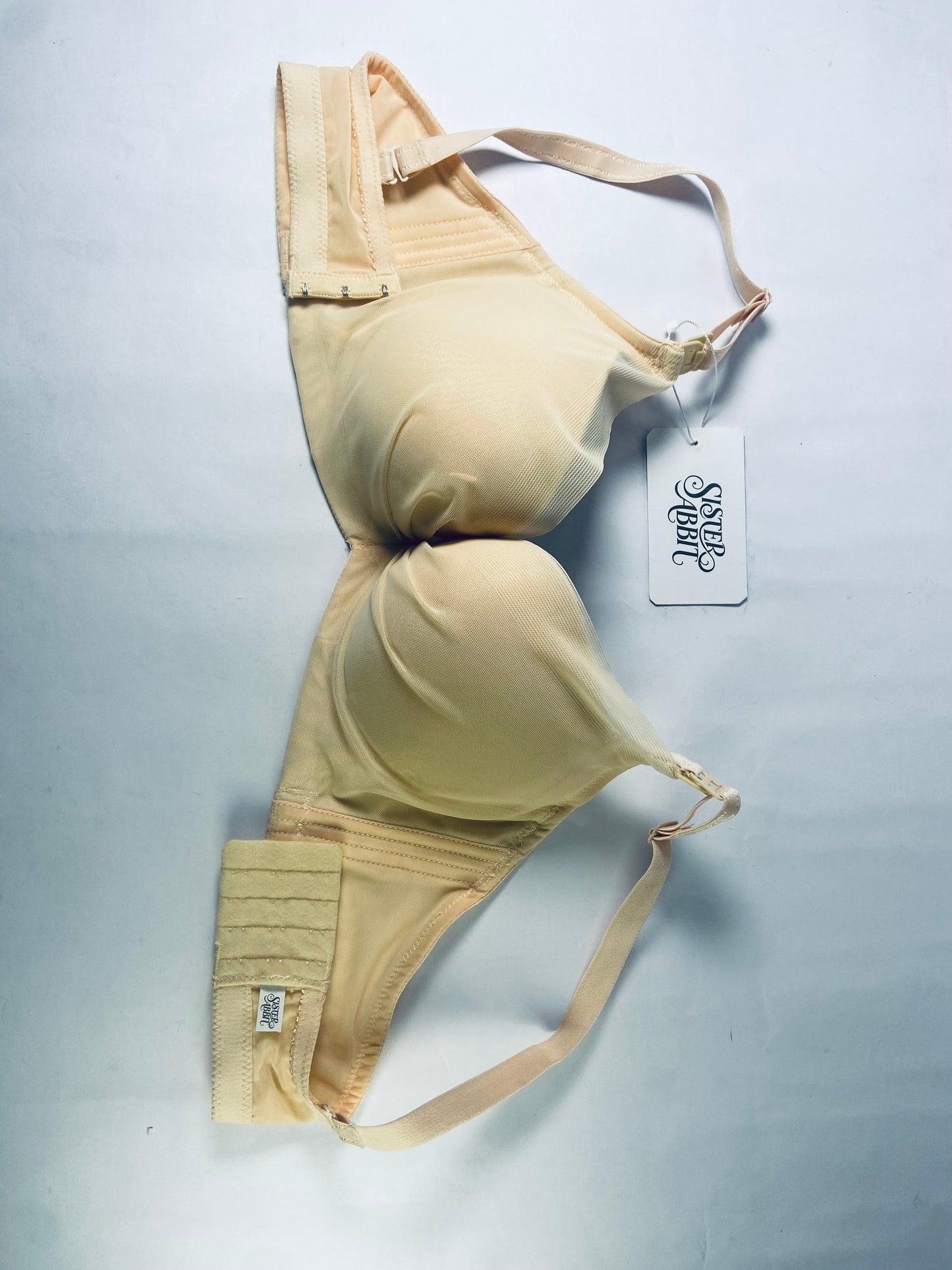 SISTER ABBIT Soft Comfortable Underwire Bras Comfortable Breathable Gathering Bra Underwear Side Full Womens