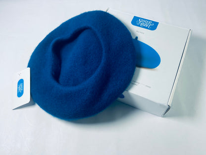 SISTER ABBIT Wool Beret Hat French Beret Cap Winter Artist Painter Hat Solid Color for Women
