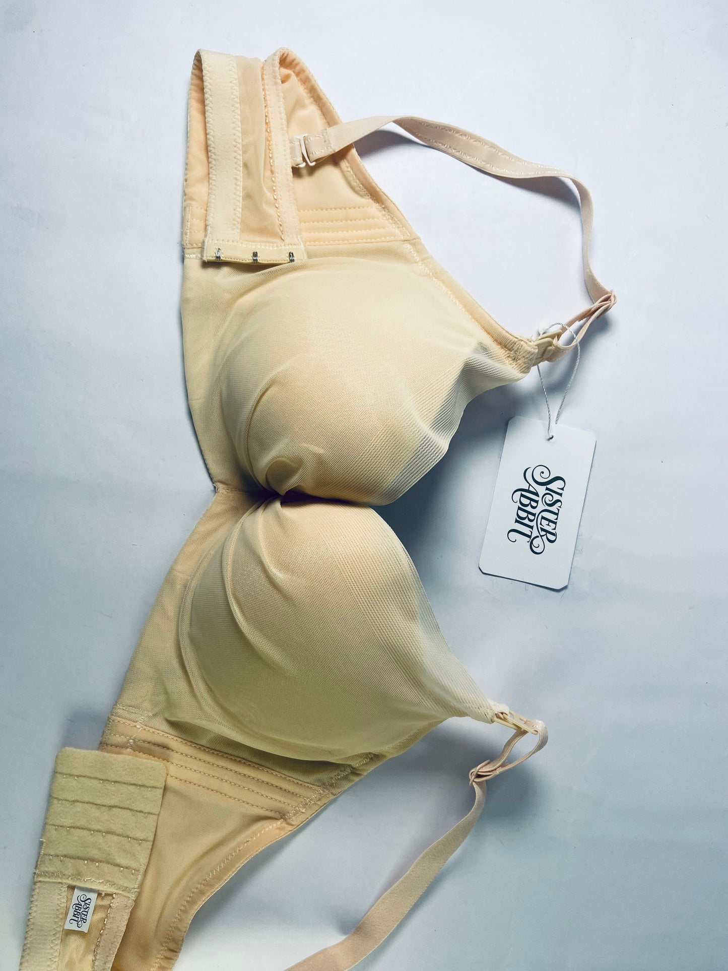 SISTER ABBIT Soft Comfortable Underwire Bras Comfortable Breathable Gathering Bra Underwear Side Full Womens