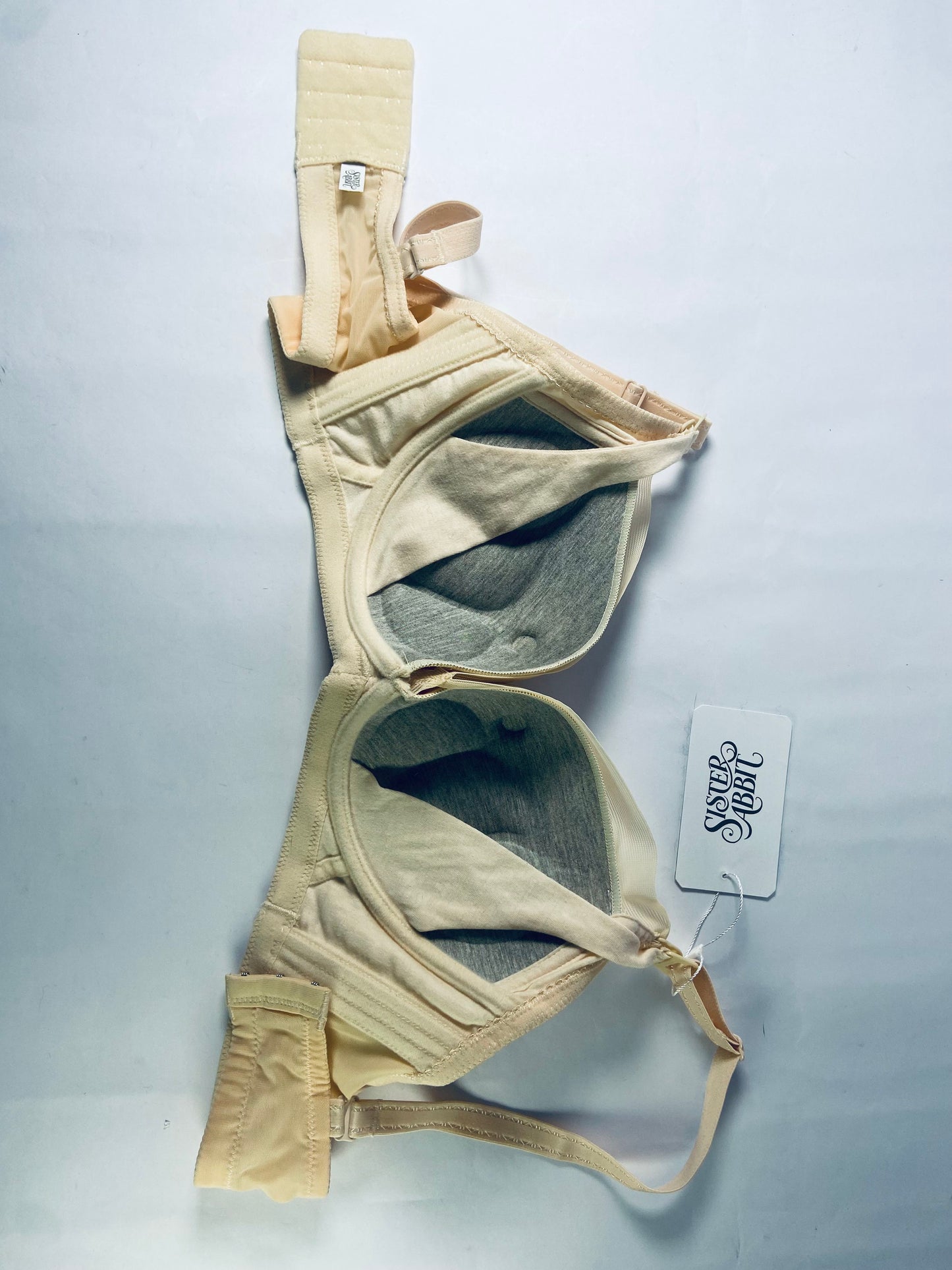 SISTER ABBIT Soft Comfortable Underwire Bras Comfortable Breathable Gathering Bra Underwear Side Full Womens