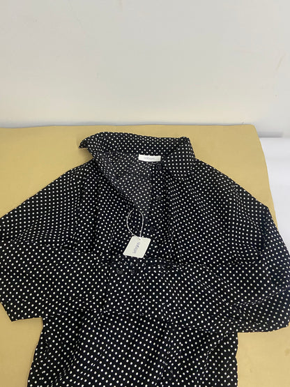 SIXGRAPE Chemises 3/4 Sleeve Collared Button Down Formal Business Casual Blouse for Womens with Plus Size