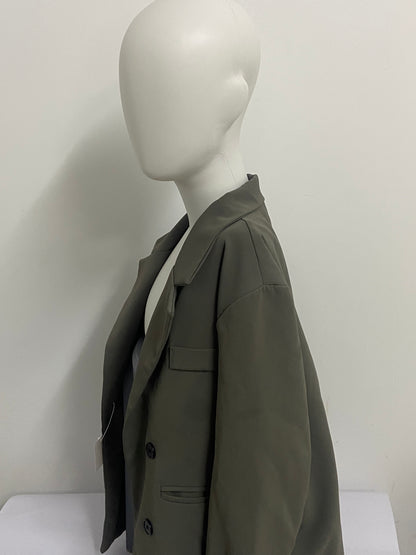 SIXGRAPE over coats Elegant, Commuter-Style, Versatile Suit, Fashionable, ple, Loose-Fitting Jacket, Two-Button Multi-Color top
