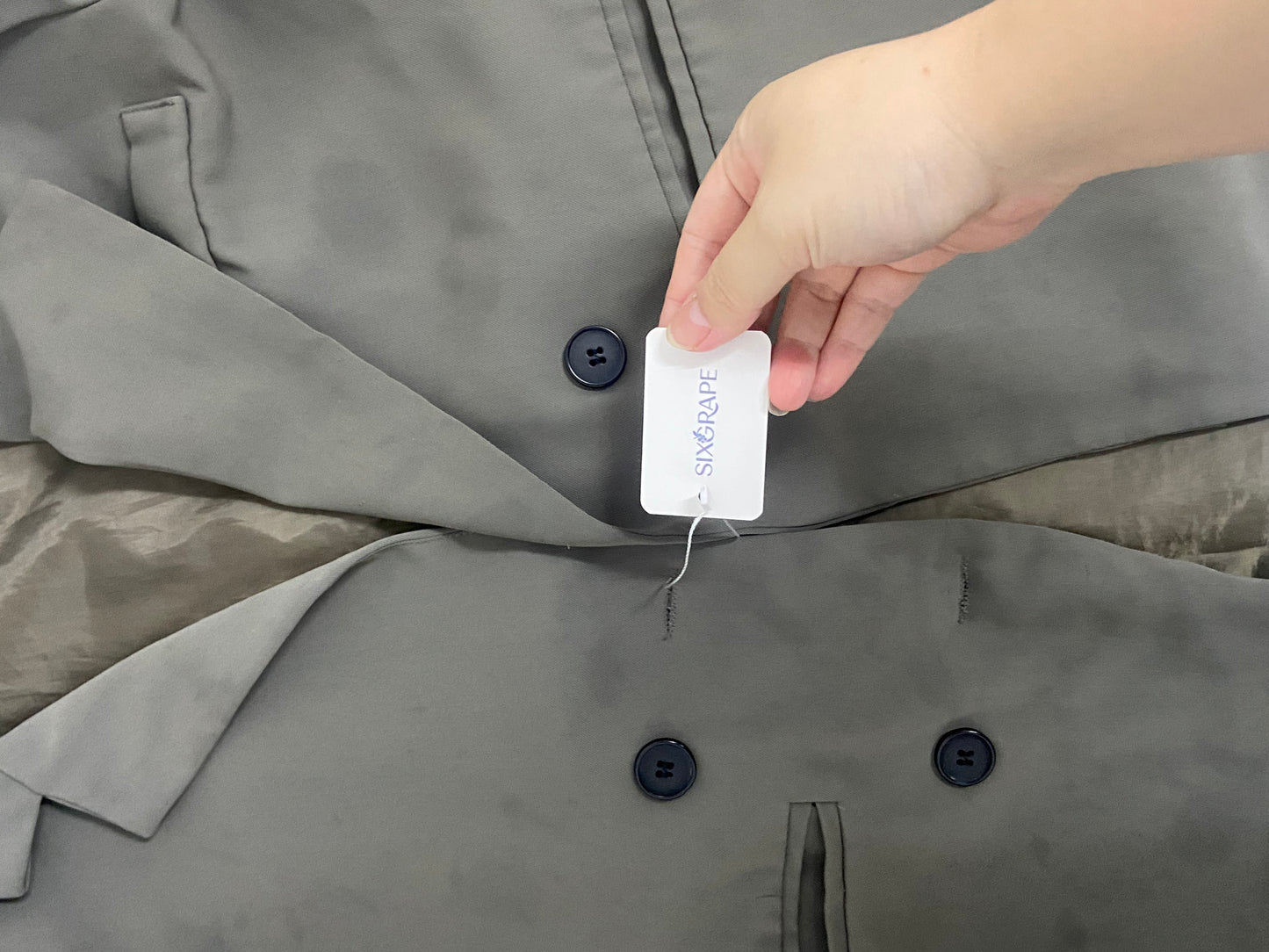 SIXGRAPE over coats Elegant, Commuter-Style, Versatile Suit, Fashionable, ple, Loose-Fitting Jacket, Two-Button Multi-Color top
