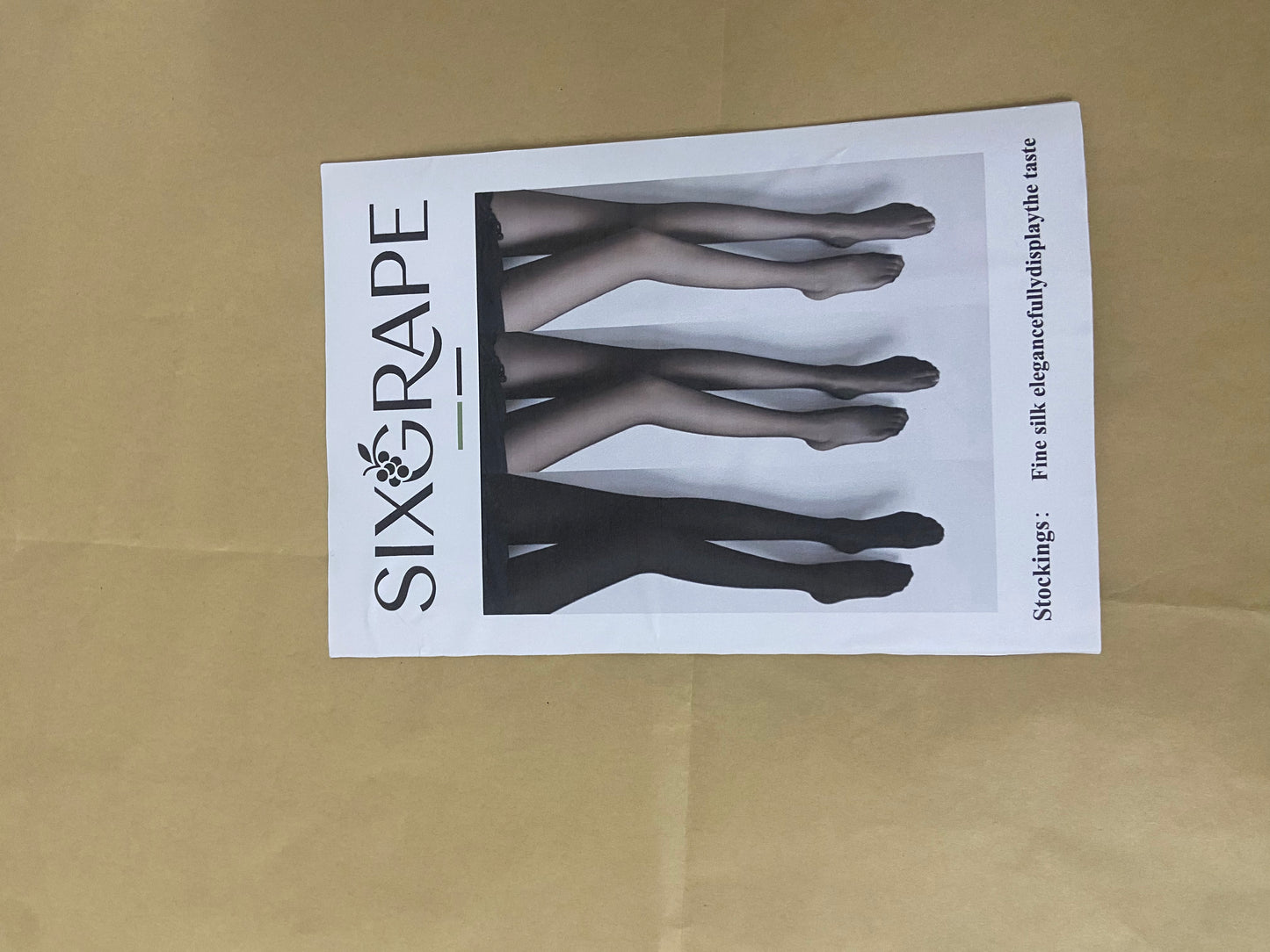 SIXGRAPE stockings Women's Faux Lace Top Thigh Hi Look Spandex Pantyhose