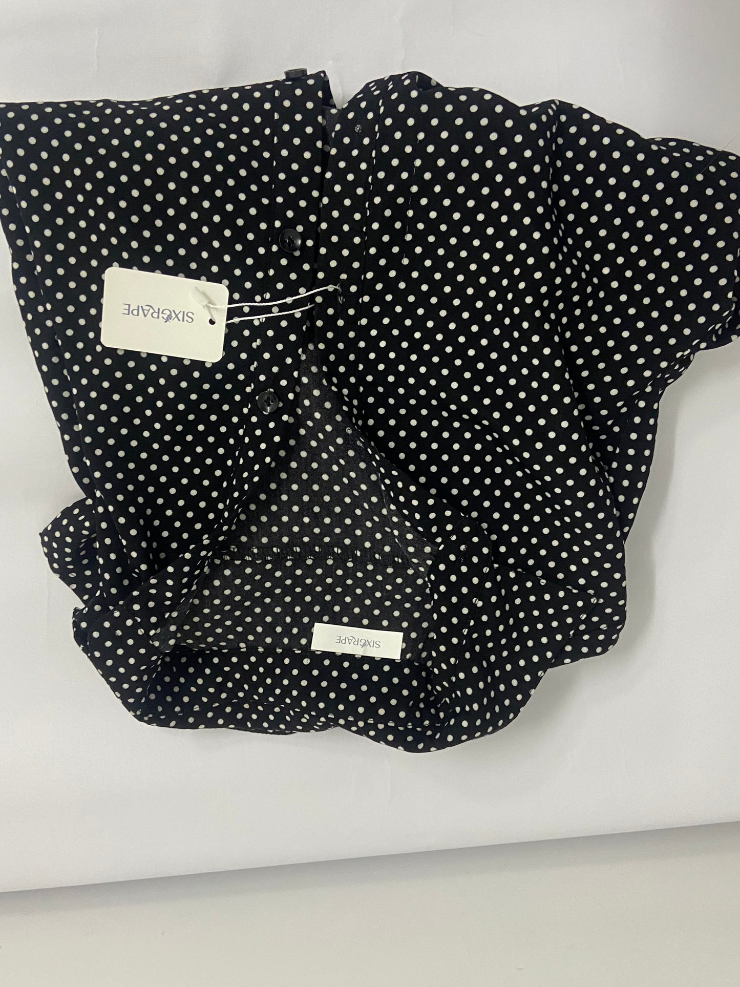 SIXGRAPE Chemises 3/4 Sleeve Collared Button Down Formal Business Casual Blouse for Womens with Plus Size