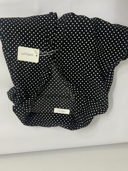 SIXGRAPE Chemises 3/4 Sleeve Collared Button Down Formal Business Casual Blouse for Womens with Plus Size