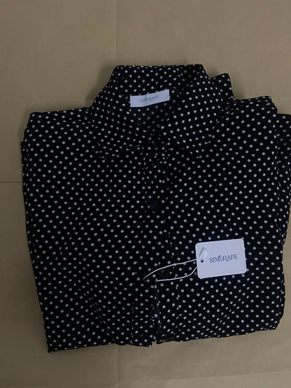 SIXGRAPE Chemises 3/4 Sleeve Collared Button Down Formal Business Casual Blouse for Womens with Plus Size