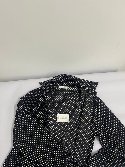 SIXGRAPE Chemises 3/4 Sleeve Collared Button Down Formal Business Casual Blouse for Womens with Plus Size