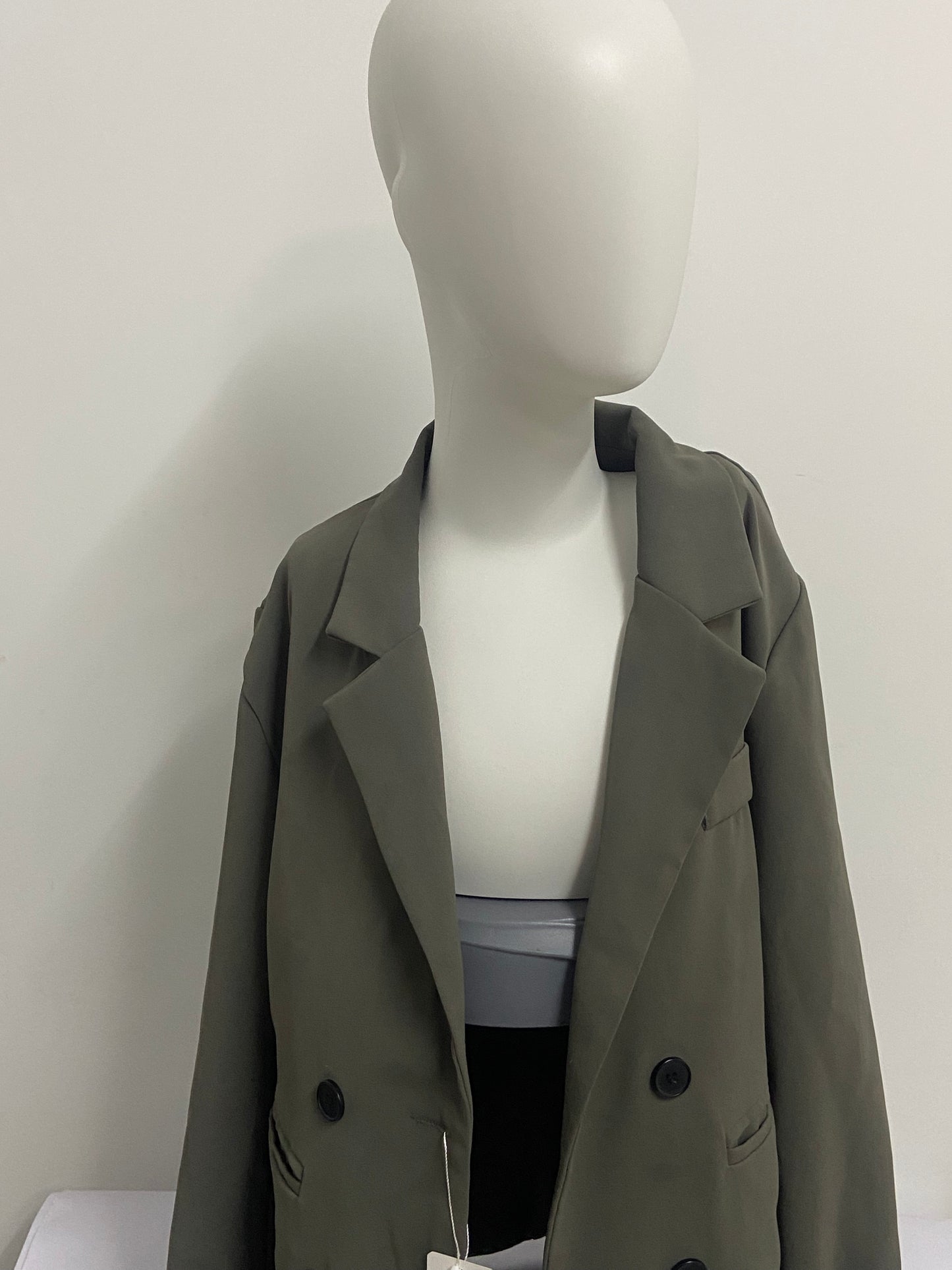 SIXGRAPE over coats Elegant, Commuter-Style, Versatile Suit, Fashionable, ple, Loose-Fitting Jacket, Two-Button Multi-Color top