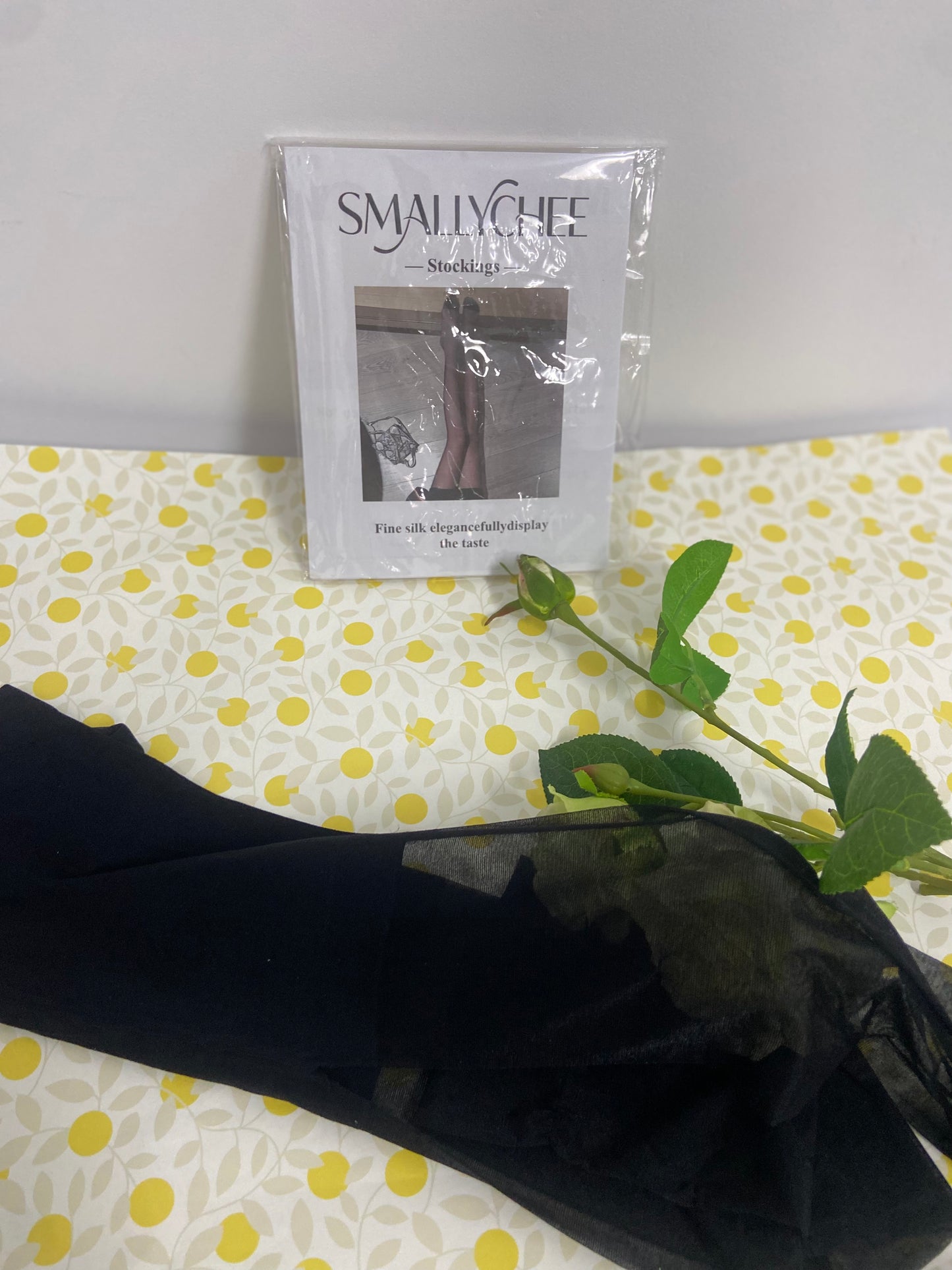 SMALLYCHEE Women's Black Sheer Stockings Sexy