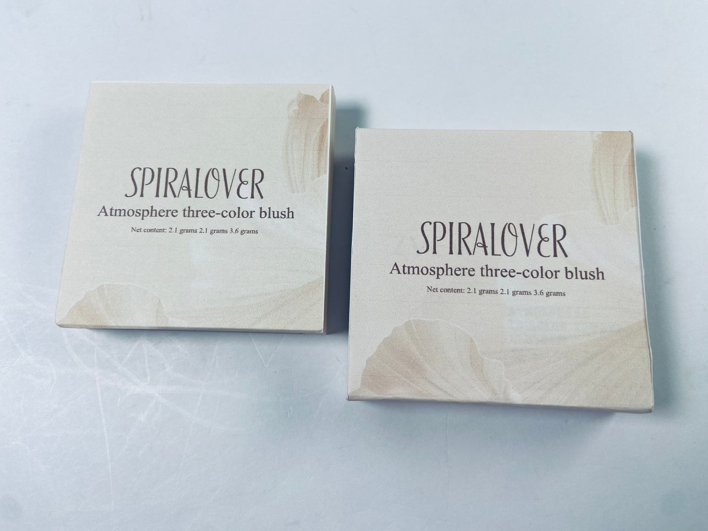 SPIRALOVER Trio Blush,Long-lasting All-Day Face Enhancing Makeup Color