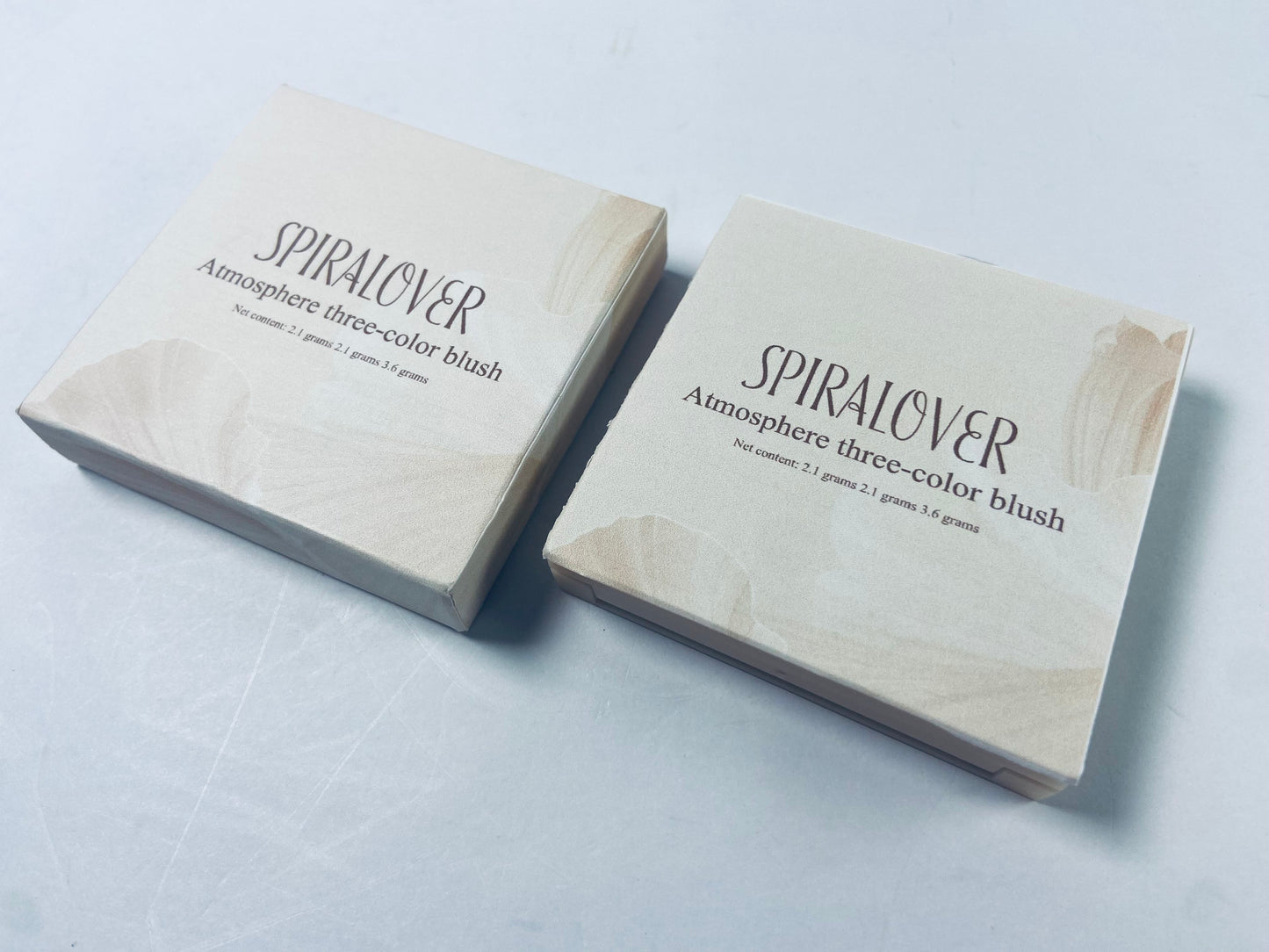 SPIRALOVER Trio Blush,Long-lasting All-Day Face Enhancing Makeup Color