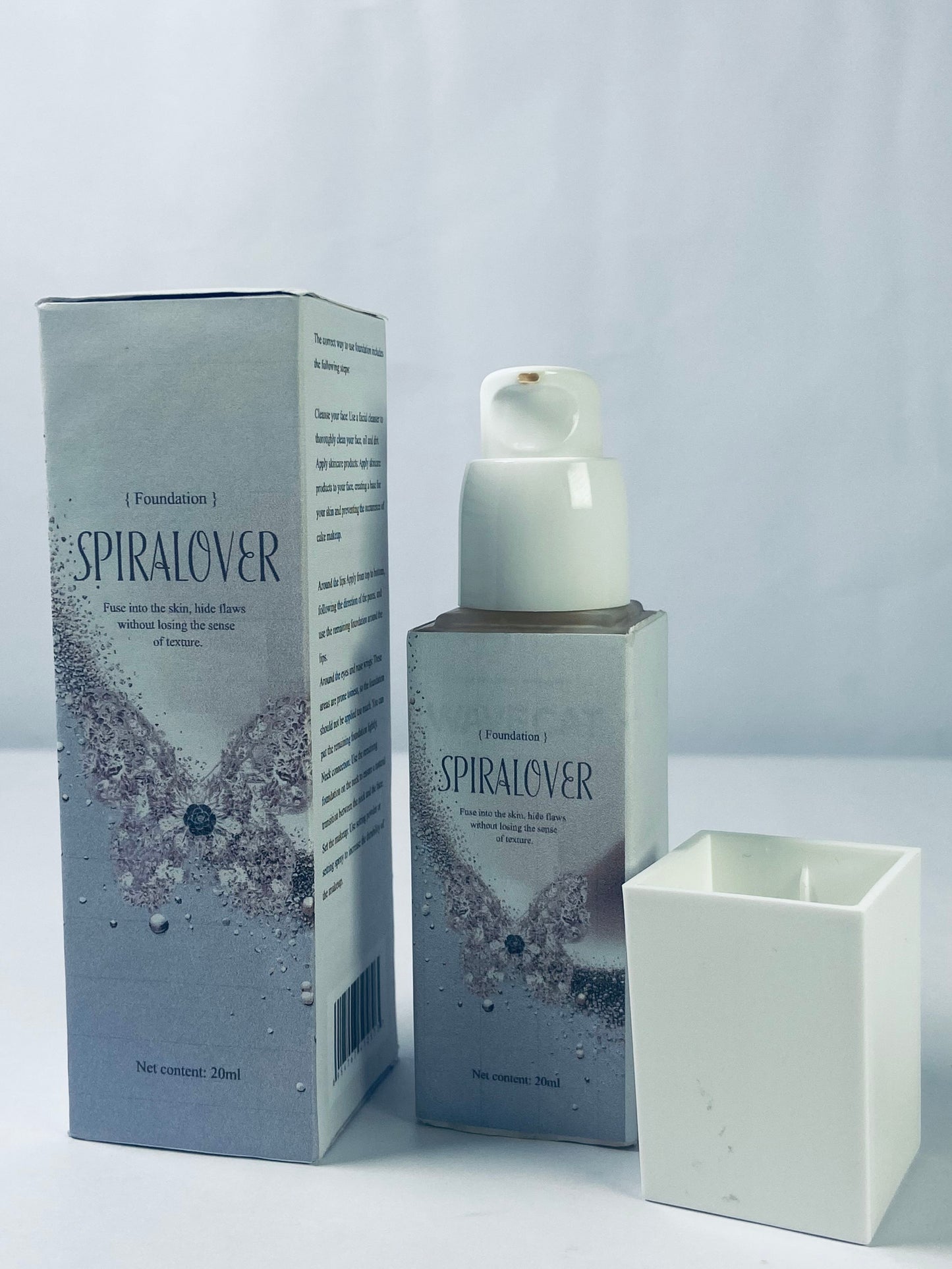 SPIRALOVER Liquid Foundation with Hydrating Serum Long Hold 20ml