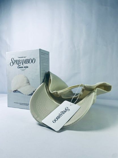 SPRBAMBOO Unisex Vintage Washed Unstructured Baseball Cap Washed Cotton Adjustable Dad Hat
