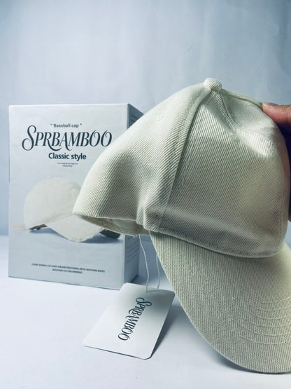 SPRBAMBOO Unisex Vintage Washed Unstructured Baseball Cap Washed Cotton Adjustable Dad Hat