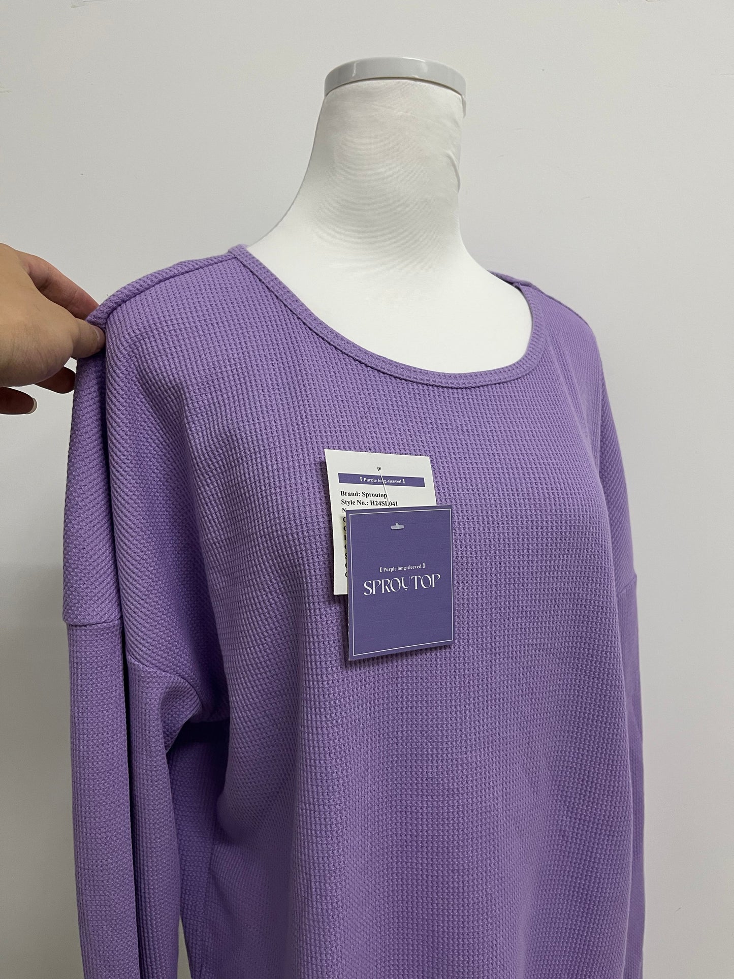 SPROUTOP Women's Crewneck Soft Sweaters Pullover Sweater