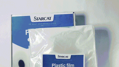 STARCAT Cushion Wrap Silk Film Waterproof, Upholstery Cushion Wrap Easily Install Foam into Cushion,Shrink Wrap Roll for Cushions, Packaging Wrap for Furniture Home Office Cover