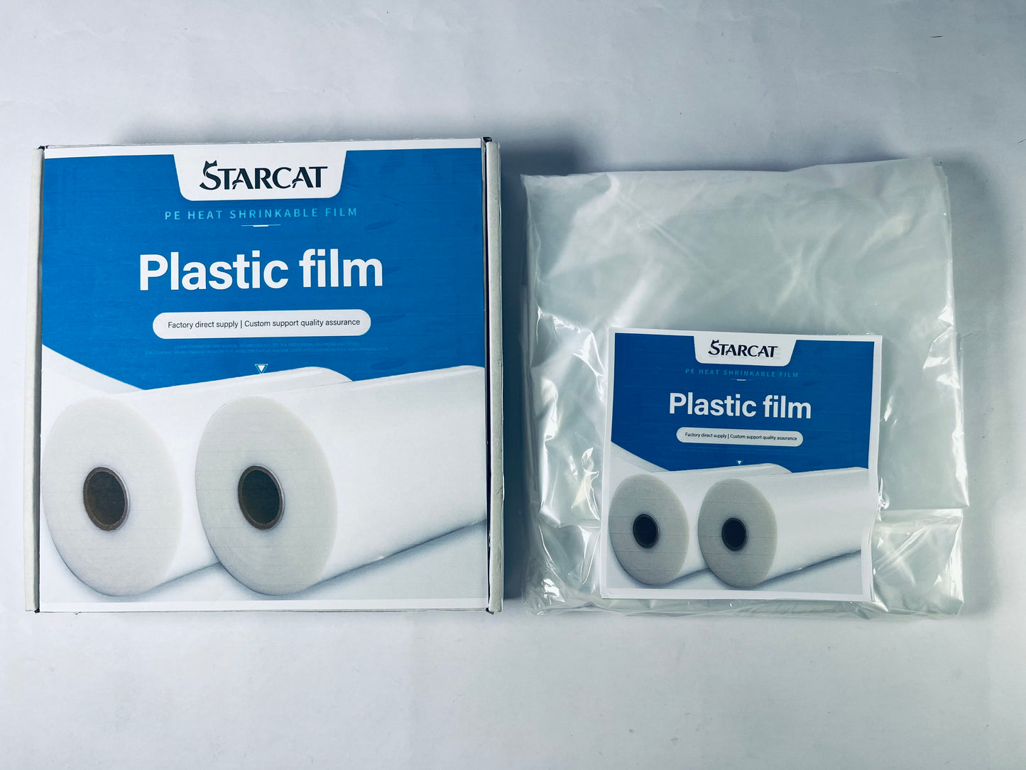 STARCAT Cushion Wrap Silk Film Waterproof, Upholstery Cushion Wrap Easily Install Foam into Cushion,Shrink Wrap Roll for Cushions, Packaging Wrap for Furniture Home Office Cover
