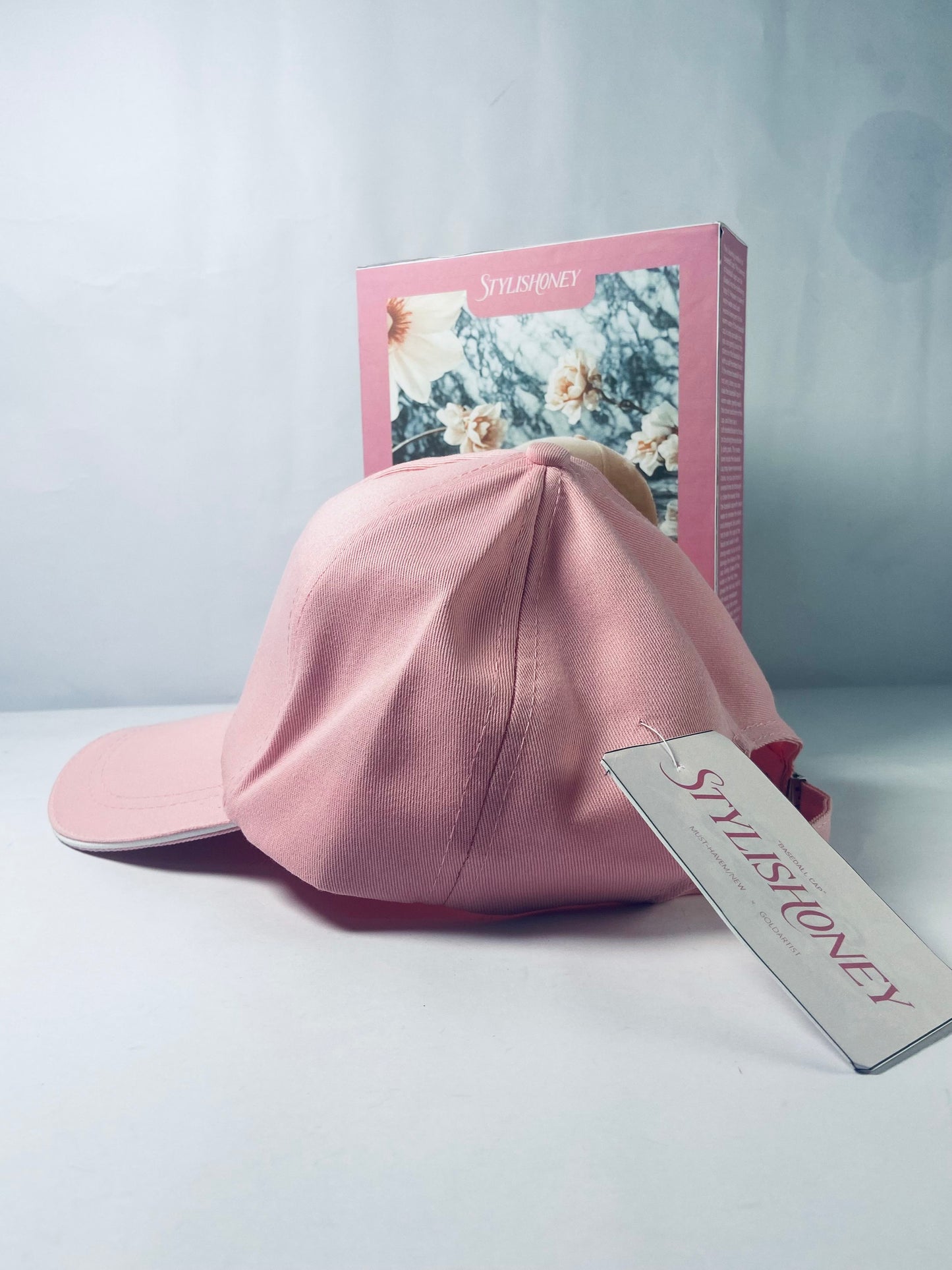 STYLISHONEY Hats Baseball Cap Men Women - Classic Adjustable Plain Hat,Pink
