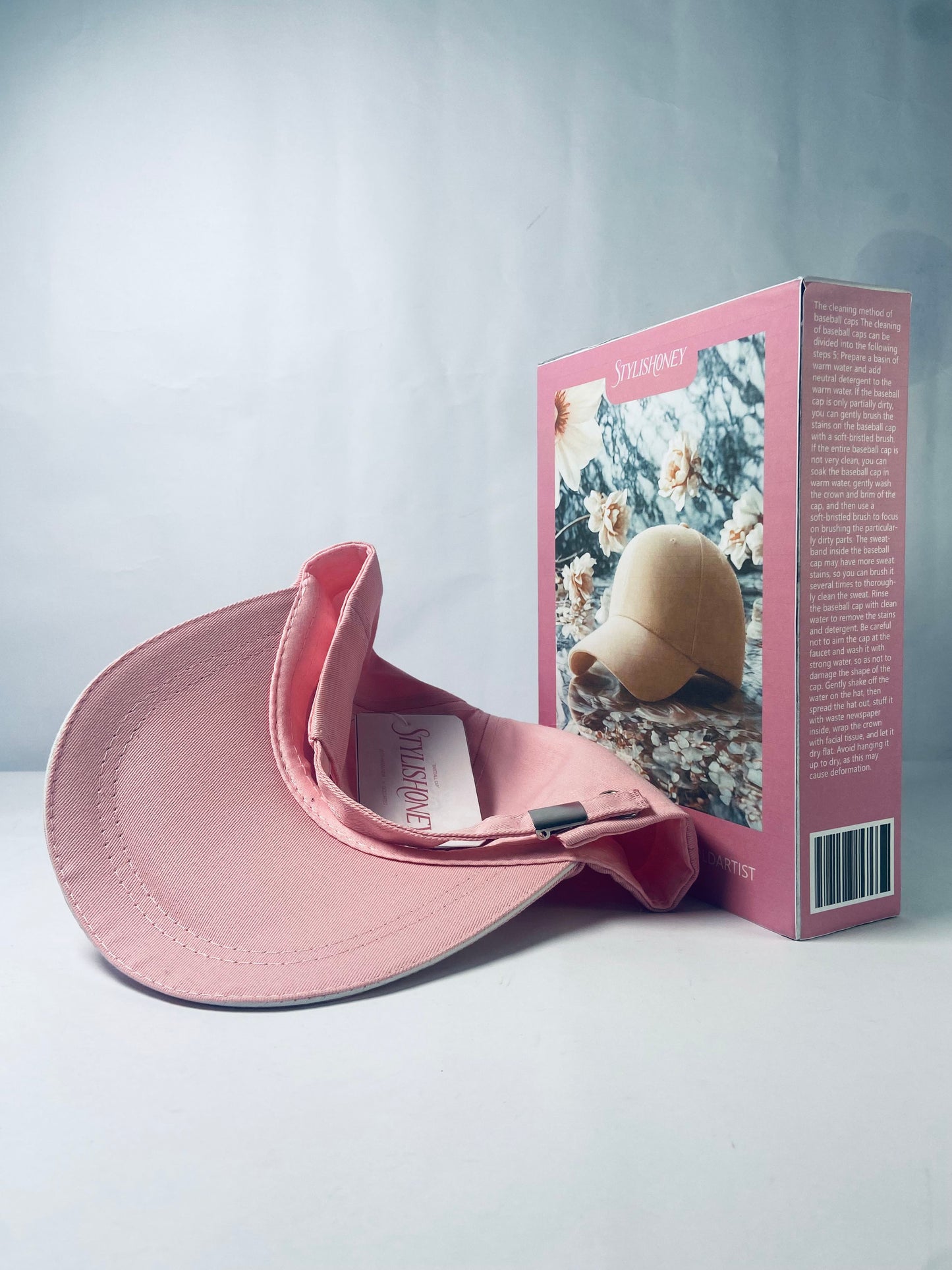 STYLISHONEY Hats Baseball Cap Men Women - Classic Adjustable Plain Hat,Pink