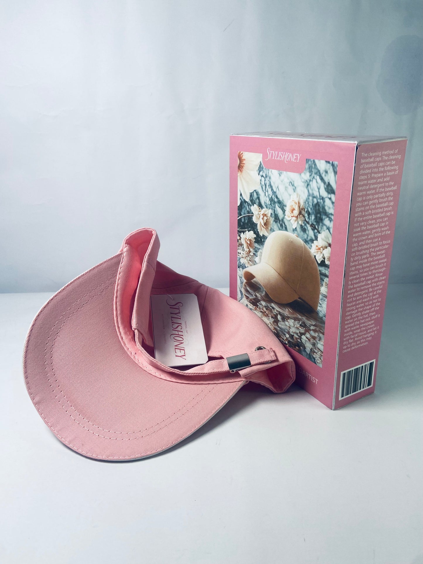 STYLISHONEY Hats Baseball Cap Men Women - Classic Adjustable Plain Hat,Pink