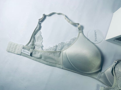 STYLISHONEY Full Cup Bra - Cups with Front Flap Closure  - Adjustable Non Slip Sholder Straps