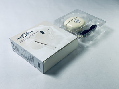 SUNGAZELLE Wireless Earbuds, Crystal-Clear Audio,Noise-Cancelling, Immersive Sound.For Android iOS Cell Phone Laptop, Lightweight in-Ear Fit Earphones.