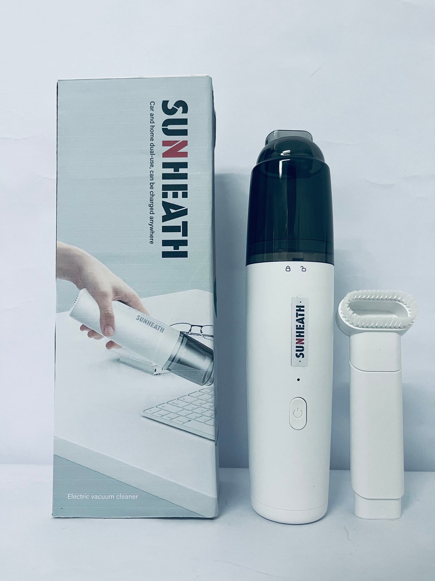 SUNHEATH Cordless Handheld Car Vacuum Cleaner, Cordless Handheld Dual Function Vacuum and Blower, Powerful Portable Dust Buster for Home, Car