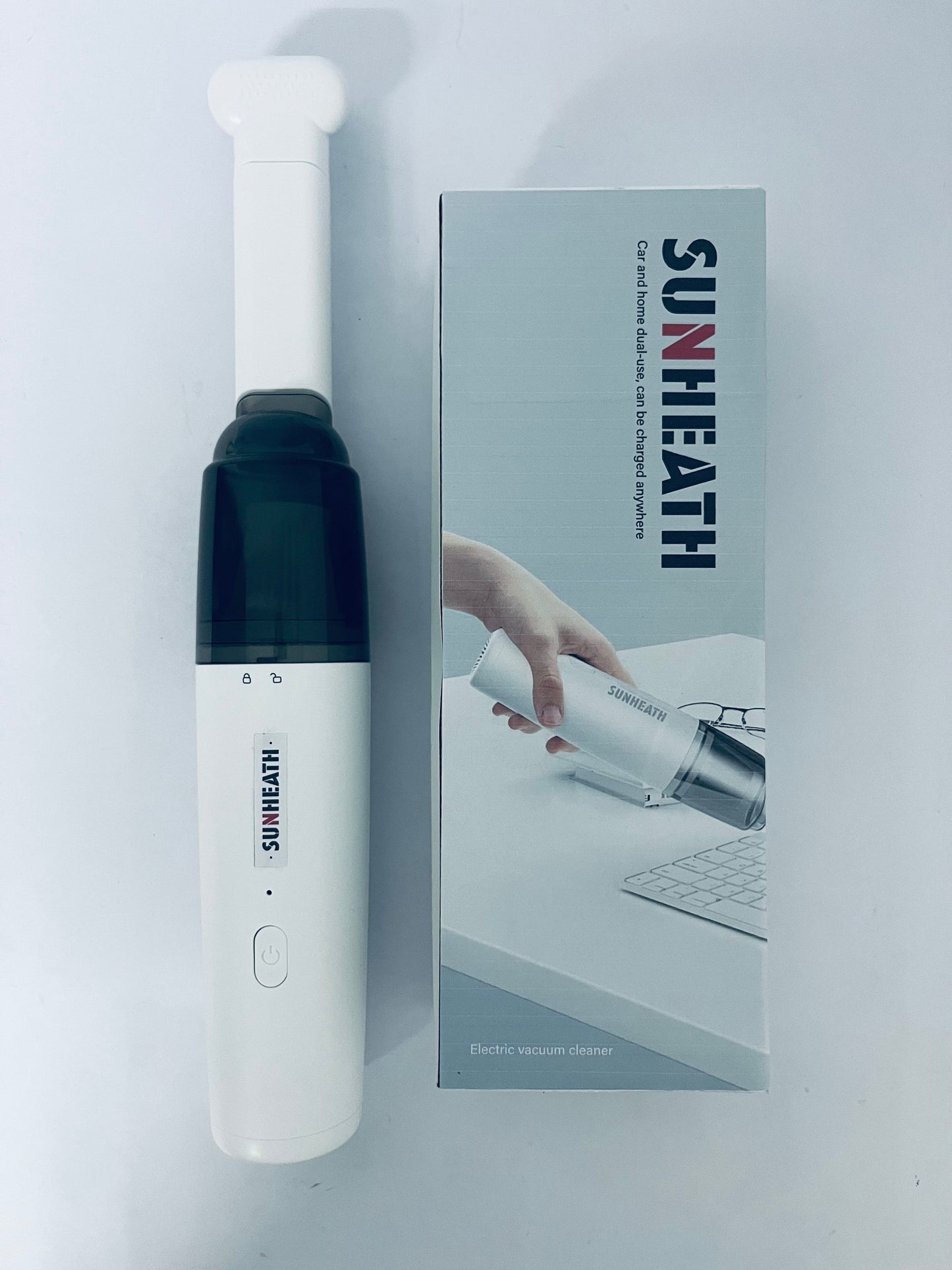 SUNHEATH Cordless Handheld Car Vacuum Cleaner, Cordless Handheld Dual Function Vacuum and Blower, Powerful Portable Dust Buster for Home, Car