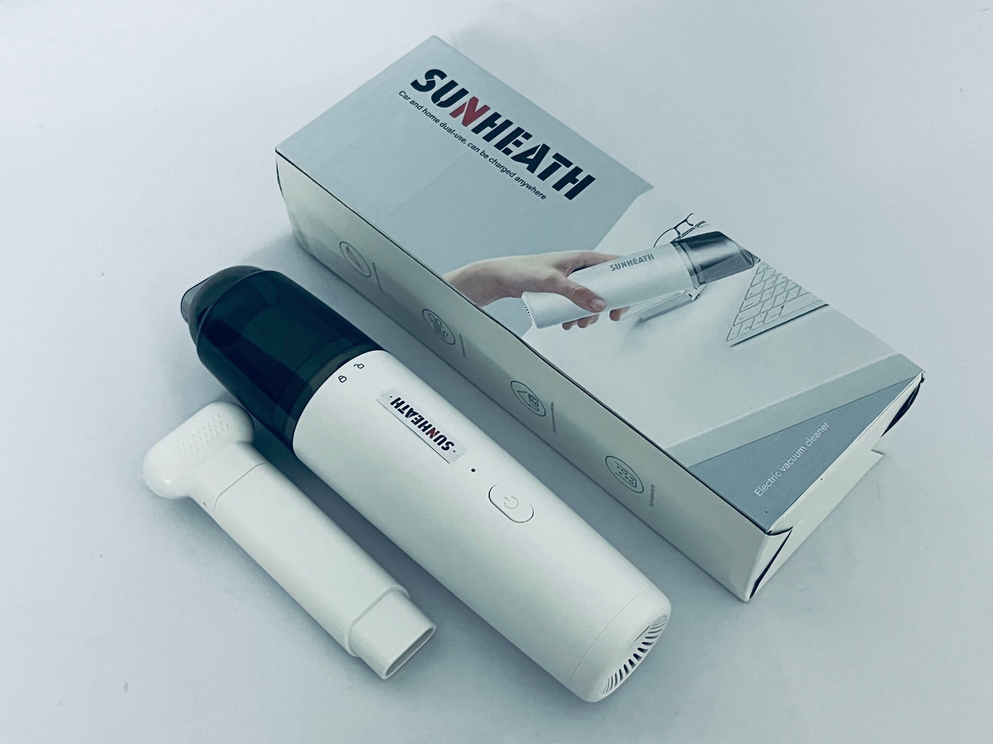 SUNHEATH Cordless Handheld Car Vacuum Cleaner, Cordless Handheld Dual Function Vacuum and Blower, Powerful Portable Dust Buster for Home, Car