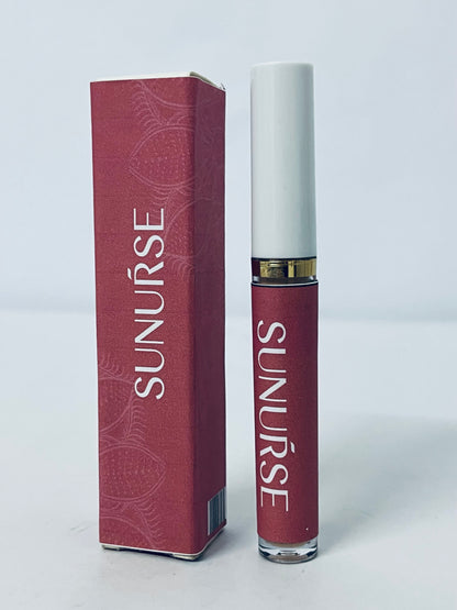 SUNUŔSE Hydrating Lip Gloss and Tinted Lip Oil Hybrid with Hyaluronic Acid & Jojoba Oil for Non-Sticky, Ultra-Shiny, Plump & Soft Lips - Everyday Makeup Essential - Push