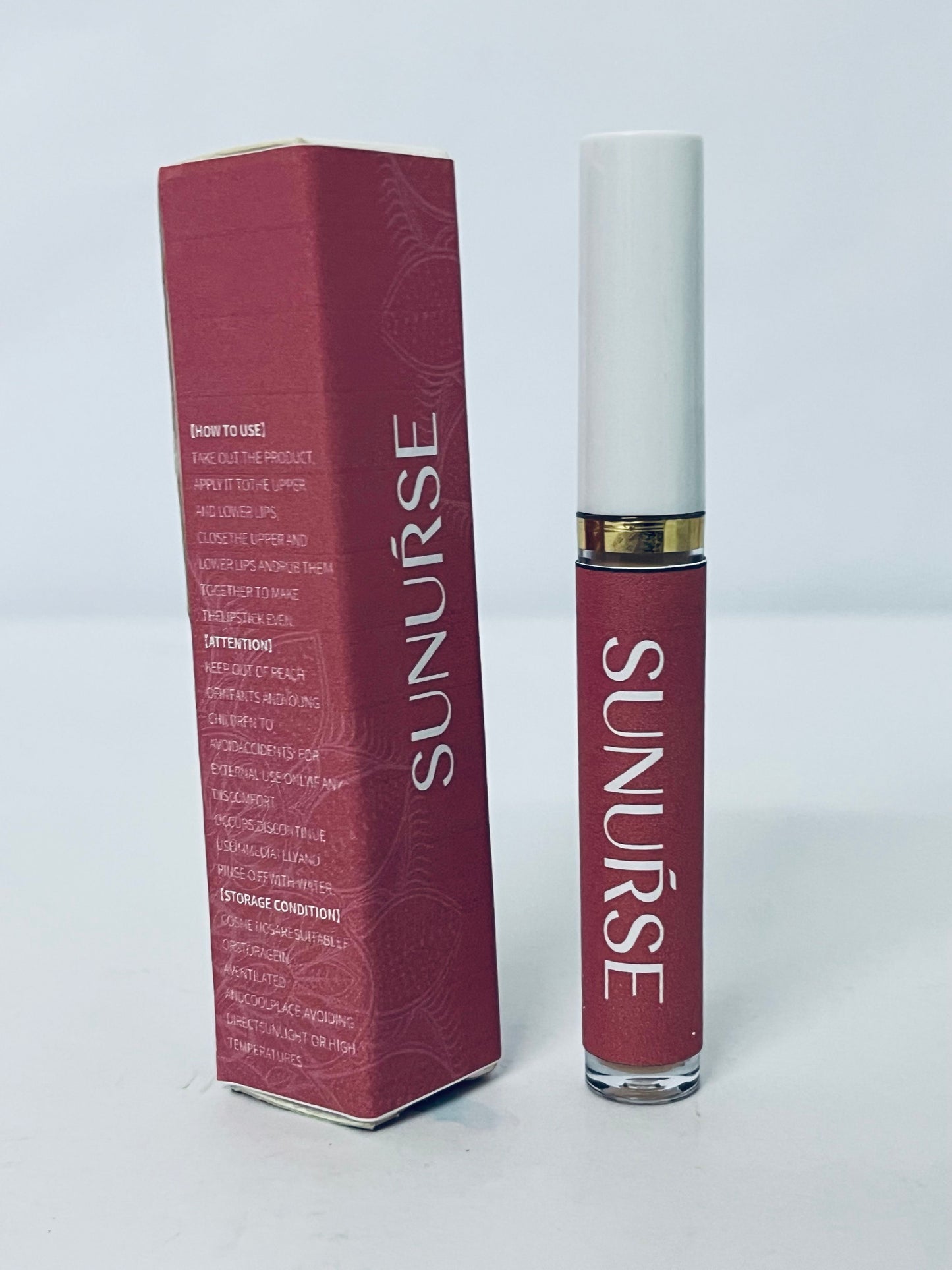 SUNUŔSE Hydrating Lip Gloss and Tinted Lip Oil Hybrid with Hyaluronic Acid & Jojoba Oil for Non-Sticky, Ultra-Shiny, Plump & Soft Lips - Everyday Makeup Essential - Push