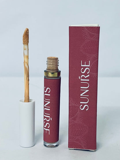 SUNUŔSE Hydrating Lip Gloss and Tinted Lip Oil Hybrid with Hyaluronic Acid & Jojoba Oil for Non-Sticky, Ultra-Shiny, Plump & Soft Lips - Everyday Makeup Essential - Push