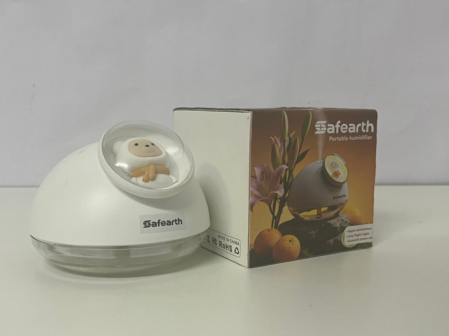 【Safearth Portable Humidifier】—— Cute & Cozy Companion for Hydration & Ambiance