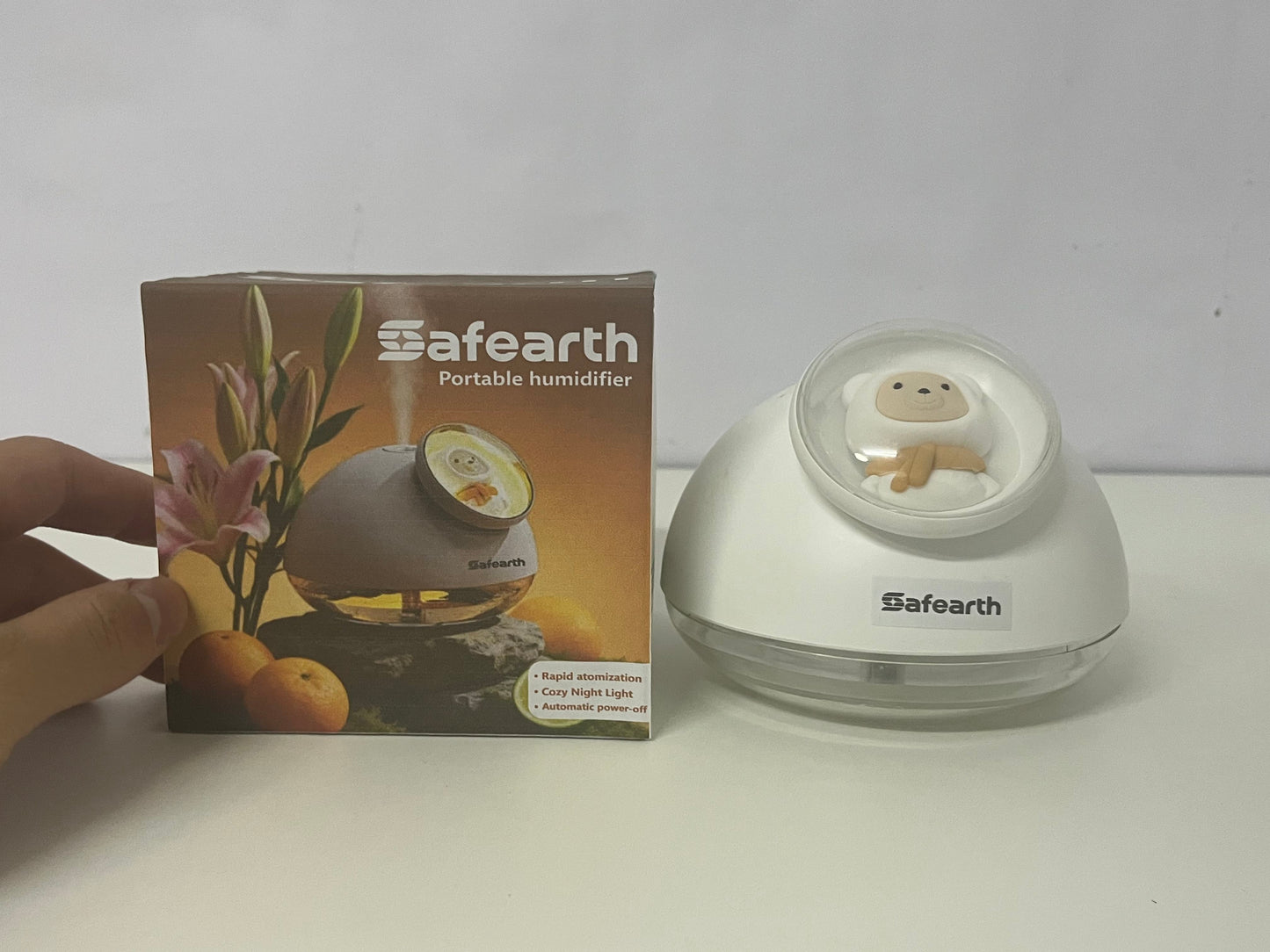 【Safearth Portable Humidifier】—— Cute & Cozy Companion for Hydration & Ambiance
