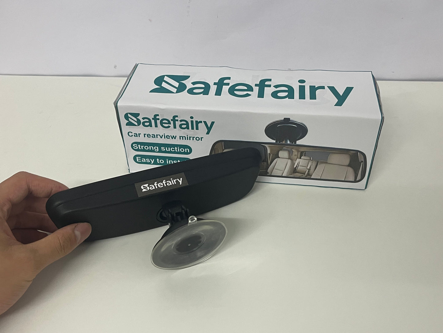 [Safefairy Vehicle seat cushions]——Safefairy Suction Cup Rearview Mirror - Wide-Angle Anti-Glare Interior Car Mirror