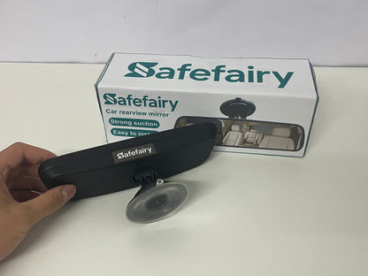 [Safefairy Vehicle seat cushions]——Safefairy Suction Cup Rearview Mirror - Wide-Angle Anti-Glare Interior Car Mirror