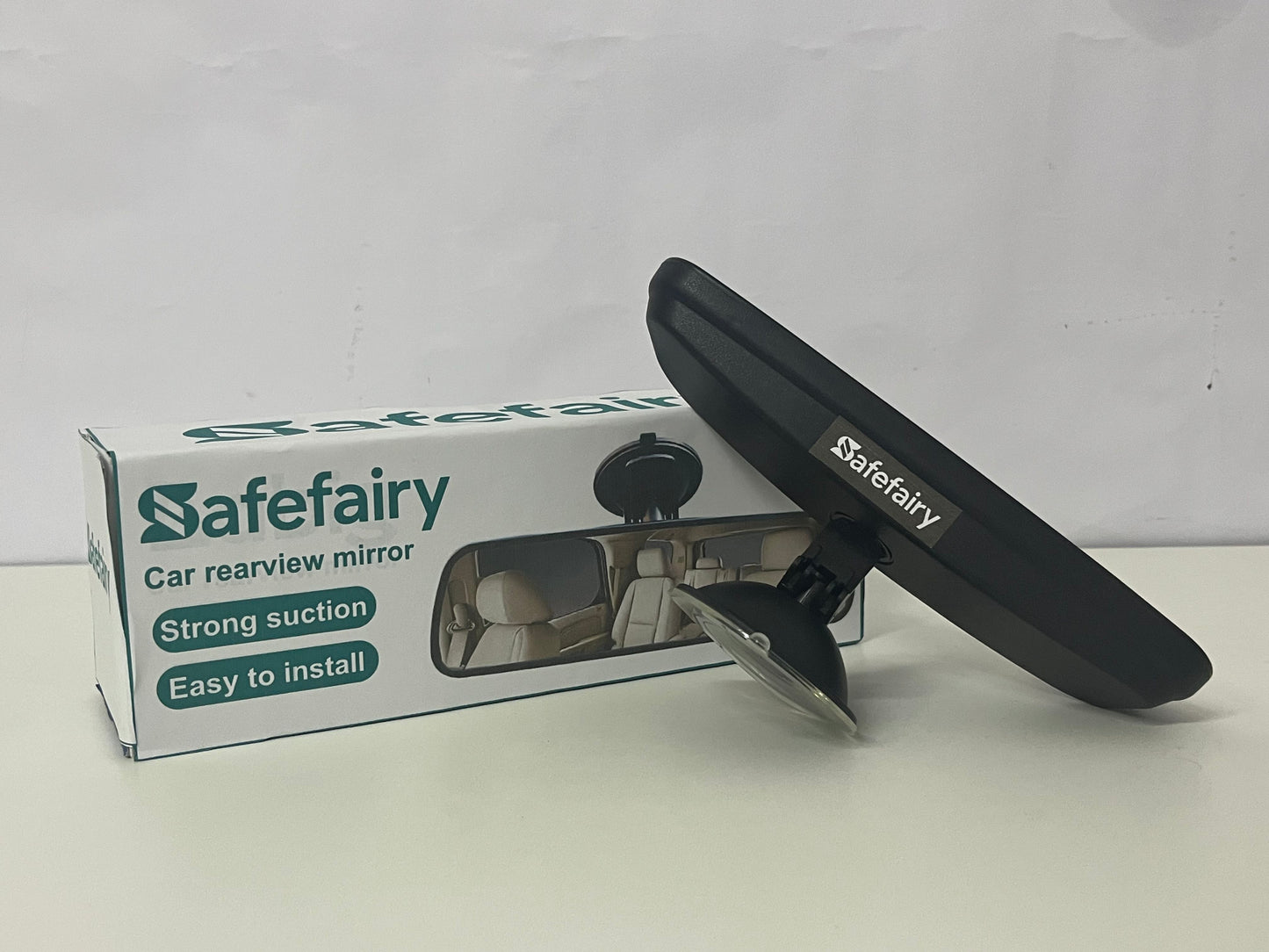 [Safefairy Vehicle seat cushions]——Safefairy Suction Cup Rearview Mirror - Wide-Angle Anti-Glare Interior Car Mirror