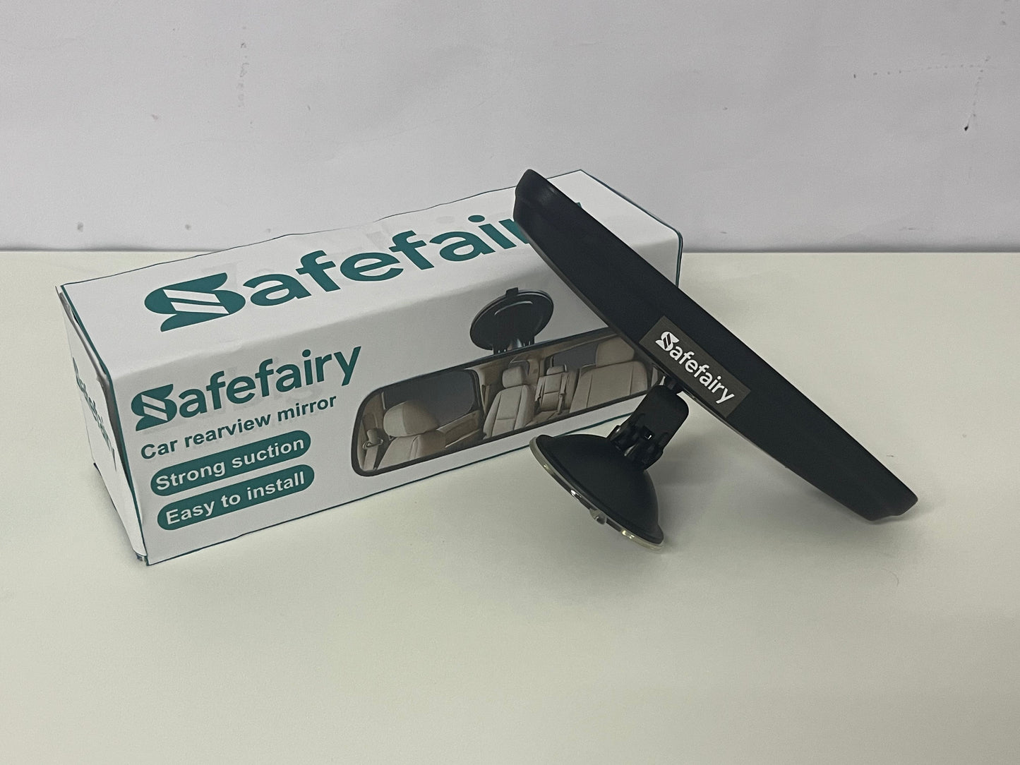 [Safefairy Vehicle seat cushions]——Safefairy Suction Cup Rearview Mirror - Wide-Angle Anti-Glare Interior Car Mirror